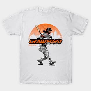 Brandon Crawford San Francisco Skyline T-Shirt